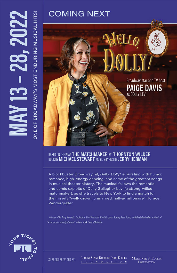 Hello Dolly at Pioneer Theatre Company